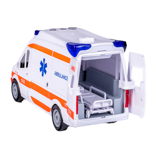 Zabawka ambulans pogotowie na baterie dla chłopca 0453